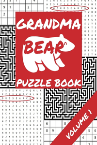 Grandma Bear Puzzle Book