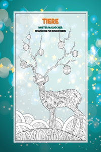 Muster Malbücher - Malbücher für Erwachsene - Tiere