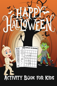 Happy Halloween Activity Book for Kids