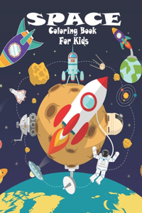 Space Coloring Book For Kids