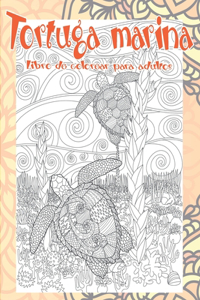 Tortuga marina - Libro de colorear para adultos