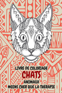 Livre de coloriage - Moins cher que la thérapie - Animaux - Chats