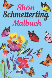 Shön Schmetterling Malbuch