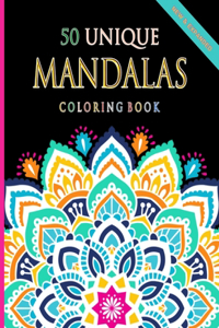 50 Unique Mandalas Coloring Book