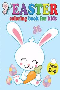 Easter Coloring Book For Kids Ages 1-4