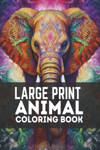 Large Print Animal Coloring Book