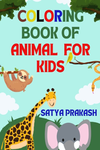 Coloring Book of Animal for Kids