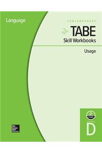 Tabe Skill Workbooks Level D: Usage - 10 Pack