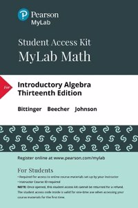 Mylab Math Access Code (24 Months) for Introductory Algebra