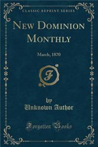 New Dominion Monthly