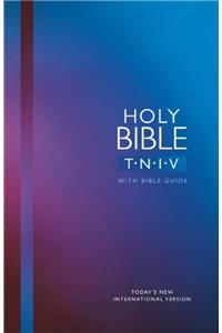 TNIV Popular with Bible Guide, Blue Hardback