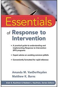 Essentials of Response to Intervention