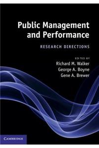 Public Management and Performance