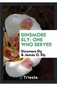 Dinsmore Ely