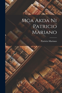 Mga Akda ni Patricio Mariano