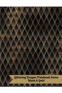 Glittering Dragon - Black & Gold