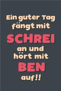 Ein guter Tag fängt mit Schreiben an