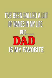 I'Ve Been Called A Lot Of Names In My Life But Dad Is My Favorite