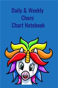 Daily & Weekly Chore Chart Notebook