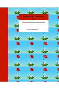 Wide Ruled Notebook Golf Composition Book