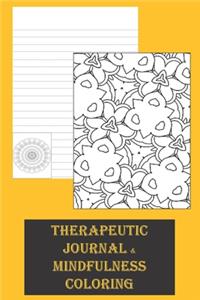 Therapeutic Journal & Mindfulness Coloring