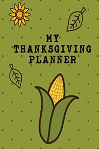 My Thanksgiving Planner