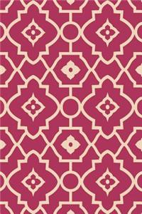 Morrocan Design College Ruled Notebook