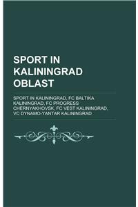 Sport in Kaliningrad Oblast