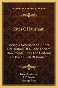 Rites of Durham
