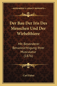 Bau Der Iris Des Menschen Und Der Wirbelthiere