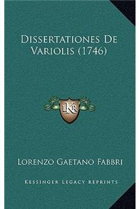 Dissertationes De Variolis (1746)