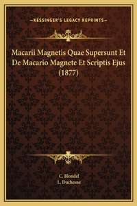 Macarii Magnetis Quae Supersunt Et De Macario Magnete Et Scriptis Ejus (1877)