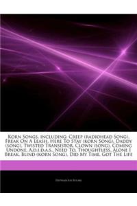 Articles on Korn Songs, Including