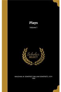 Plays; Volume 1