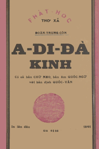 A Di Đ� Kinh (Bản in lần đầu năm 1941 - H�n văn, Việt dịch v� ch� �m)