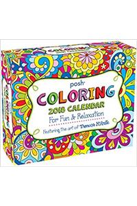 Posh: Coloring 2018 Day-to-Day Calendar