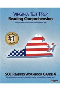 Virginia Test Prep Reading Comprehension Sol Reading Workbook Grade 4