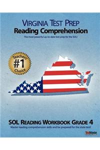 Virginia Test Prep Reading Comprehension Sol Reading Workbook Grade 4