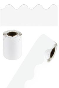 White Scalloped Borders