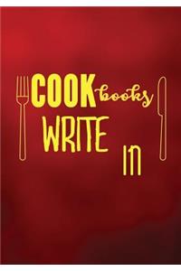 Cookbooks Write in