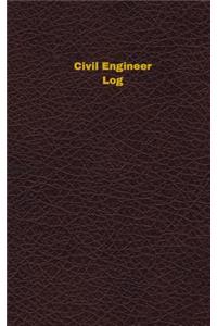 Civil Engineer Log (Logbook, Journal - 96 pages, 5 x 8 inches)