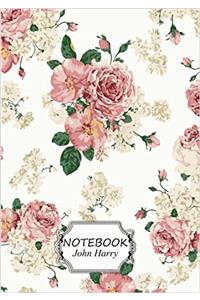 Pink Flora: Notebook Journal Diary