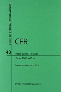 Code of Federal Regulations Title 43, Public Lands