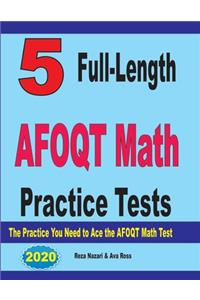 5 Full-Length AFOQT Math Practice Tests