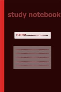 study notebook
