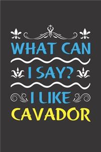 What Can I Say? I Like Cavador