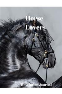 Horse Lovers Resolution Journal