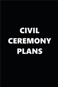 2020 Daily Planner Civil Ceremony Plans Black White 388 Pages