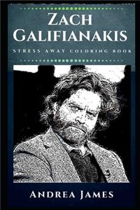 Zach Galifianakis Stress Away Coloring Book