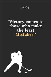 Hockey Notebook Quote 81 Notebook For Hockey Fans and Lovers